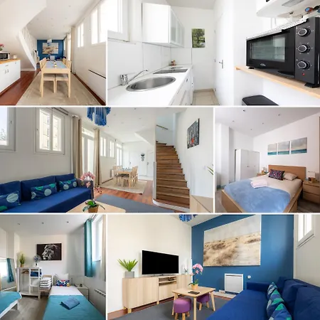 Apartman Blue House - Parking - Maison Centre - Proche Gare